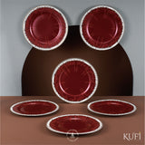Dessert Plate Set (6 Pieces) – Kufi – Variety of Colors
