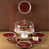 Cake Serving Set (9 Pieces) – Kufi – Variety of Colors
