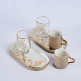 Turkish Coffee Set (6 Pieces) – Rumi – Variety of colors