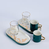 Turkish Coffee Set (6 Pieces) – Rumi – Variety of colors