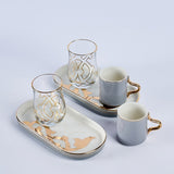 Turkish Coffee Set (6 Pieces) – Rumi – Variety of colors