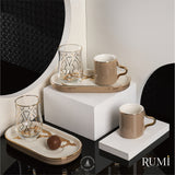 Turkish Coffee Set (6 Pieces) – Rumi – Variety of colors