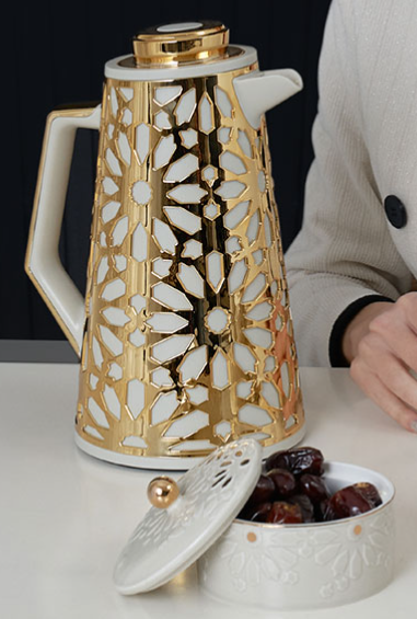 Ramadan Tea and Coffee Vacuum Flask - دلة شاي وقهوة مزخرفة رمضان –