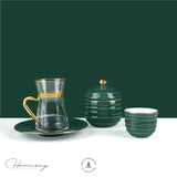 Tea and Coffee Set (19 Pieces) – Variety of Colors