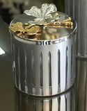 Crystal Canister - Gold / Silver - 1 Piece (Small)