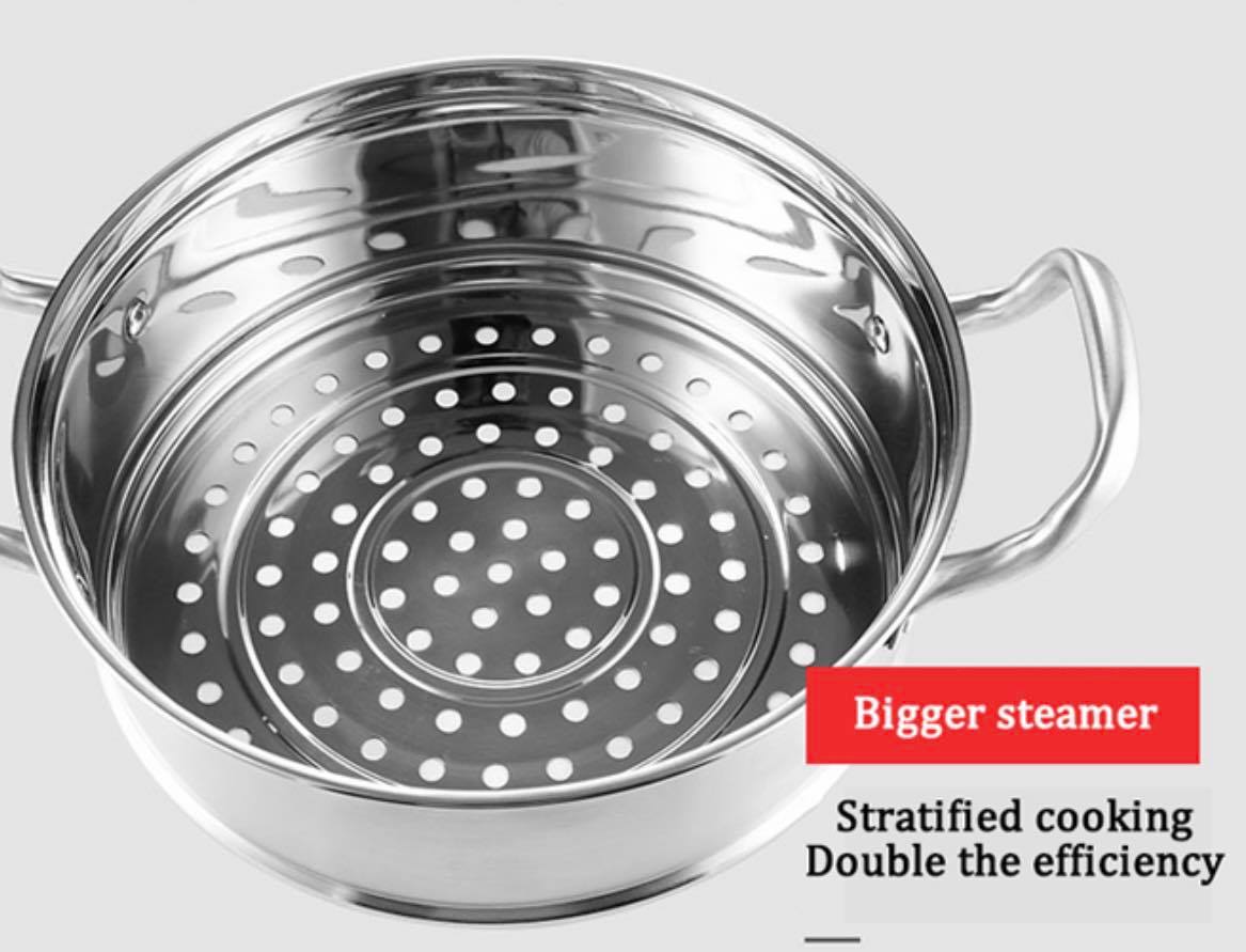 SUS 304 Stainless Steel Steamer – Turkish Style US - Luxury Home Decor &  Gifts