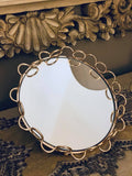 Golden mirror tray - Round